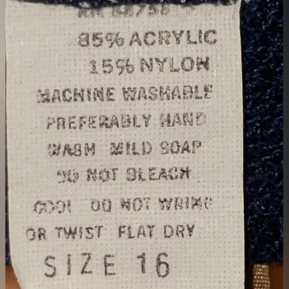 Vintage Navy Women's Sweater And Skirt - Picture 10 of 10